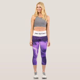 Leggings Capri cielo hermoso, trueno