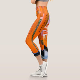 Leggings Capri Cincuenta sombras de naranja - Senbon Torii, Kyoto