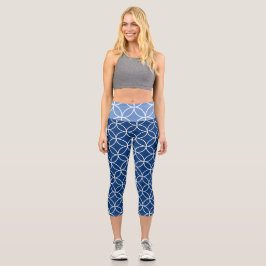 Leggings Capri Círculos entrelazados