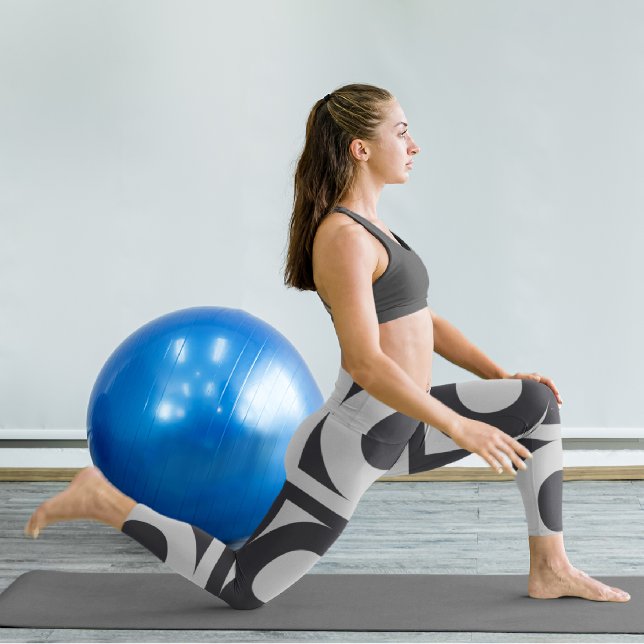 Leggings Capri Círculos grises (Subido por el creador)