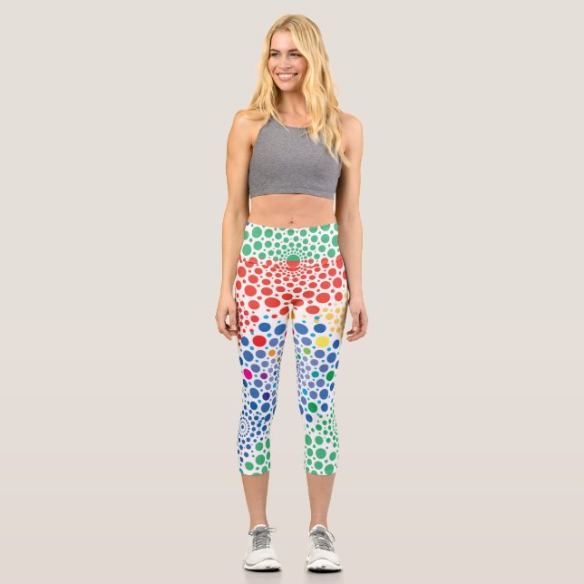 Leggings Capri Círculos Mandala 3 (Anverso)