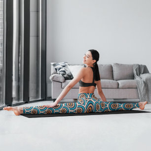 Leggings Capri Círculos Retro