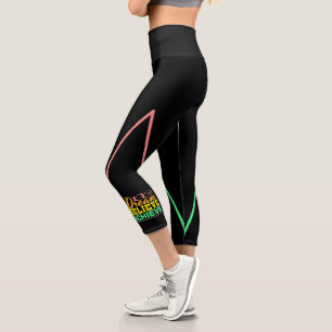 Leggings Capri Cita de gimnasia artística femenina - Sueña Cree
