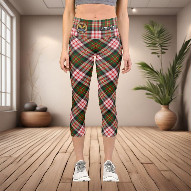 Leggings Capri Clan Carnegie Escudo por Vestir Tartán (Subido por el creador)