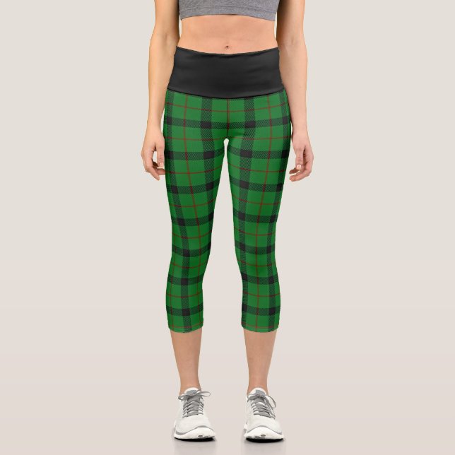 Leggings Capri Clan Clan Kincaid Tartan Plaid (Anverso)