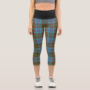 Leggings Capri Clan clásico Anderson Tartan Plaid