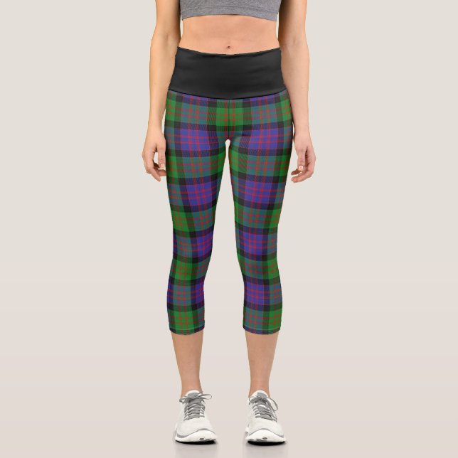Leggings Capri Clan clásico Donald MacDonald Tartan (Anverso)