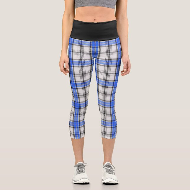 Leggings Capri Clan clásico Hannay Tartan Plaid (Anverso)