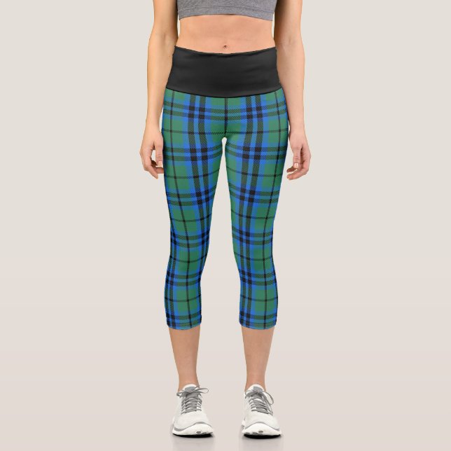 Leggings Capri Clan clásico Keith Tartan Plaid (Anverso)