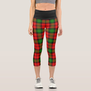 Leggings Capri Clan clásico Kerr Tartan Plaid