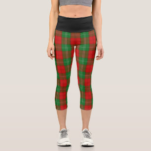 Leggings Capri Clan clásico Lennox Tartan Plaid
