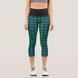 Leggings Capri Clan clásico Lyon Tartan Plaid