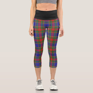 Leggings Capri Clan clásico MacBeth Tartan Plaid