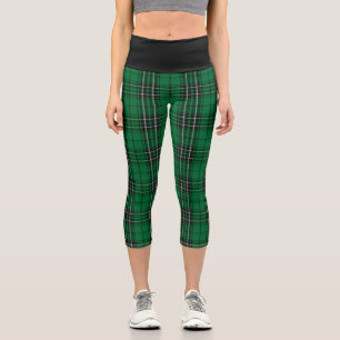Leggings Capri Clan clásico MacLean Hunting Tartán Plaid
