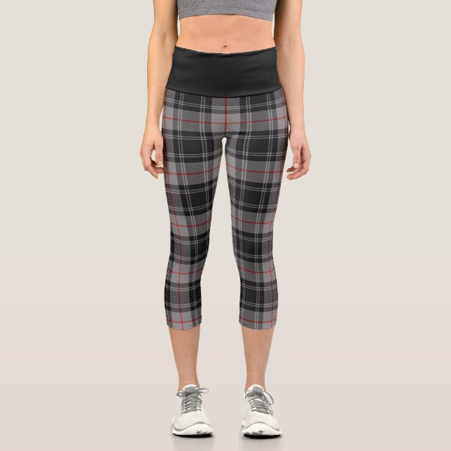 Leggings Capri Clan clásico Moffat Tartan Plaid (Anverso)