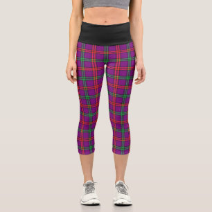 Leggings Capri Clan clásico Montgomery Tartan Plaid
