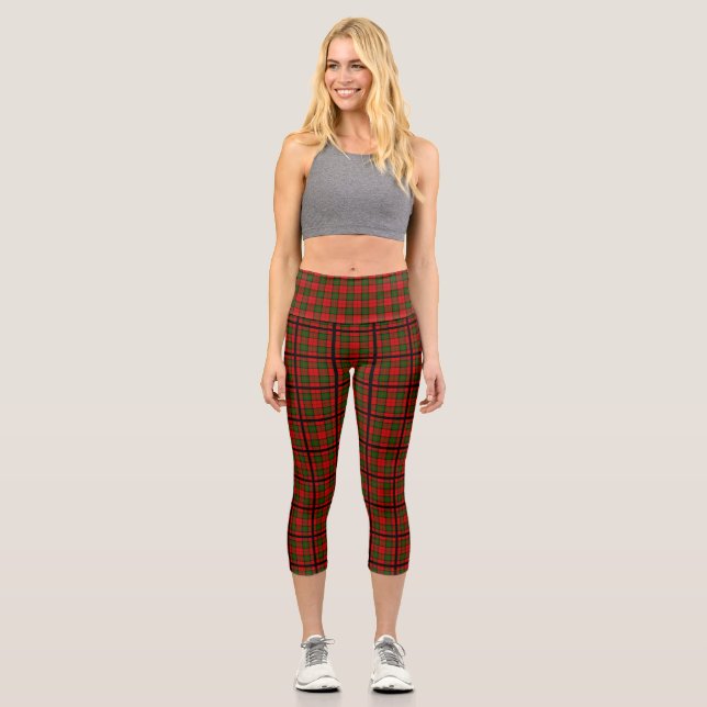 Leggings Capri Clan Dunbar Tartan (Anverso)