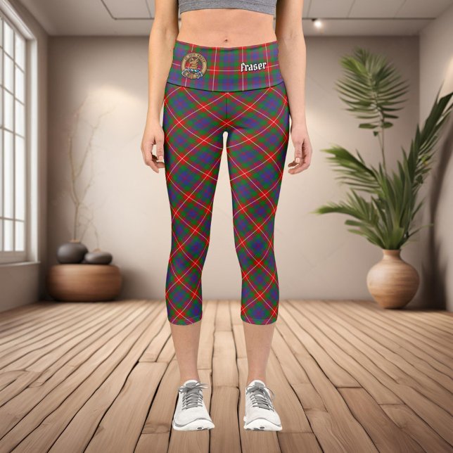 Leggings Capri Clan Fraser de Lovat Tartán (Subido por el creador)