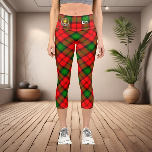 Leggings Capri Clan Kerr Escudo por Tartán (Subido por el creador)