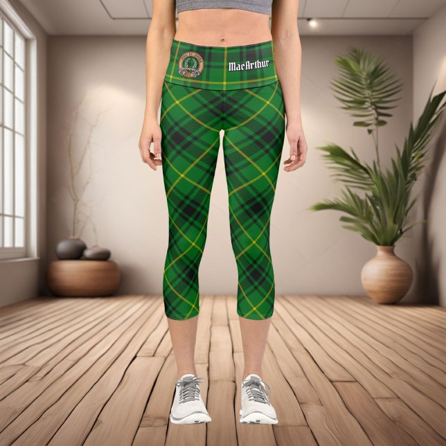 Leggings Capri Clan MacArthur Tartan (Subido por el creador)