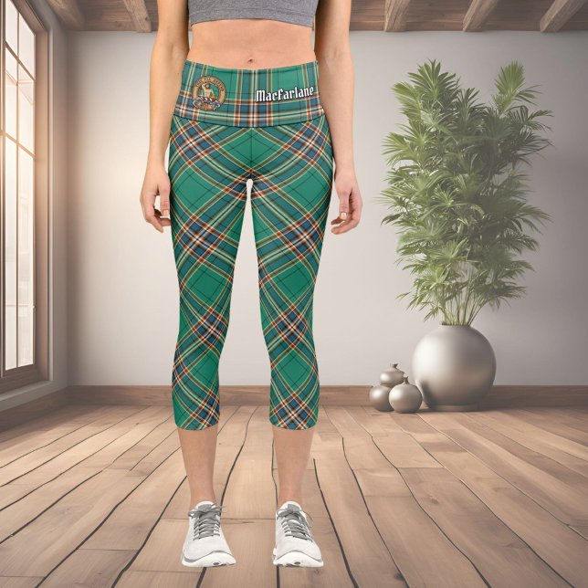 Leggings Capri Clan MacFarlane Ancient Hunting Tartán (Subido por el creador)
