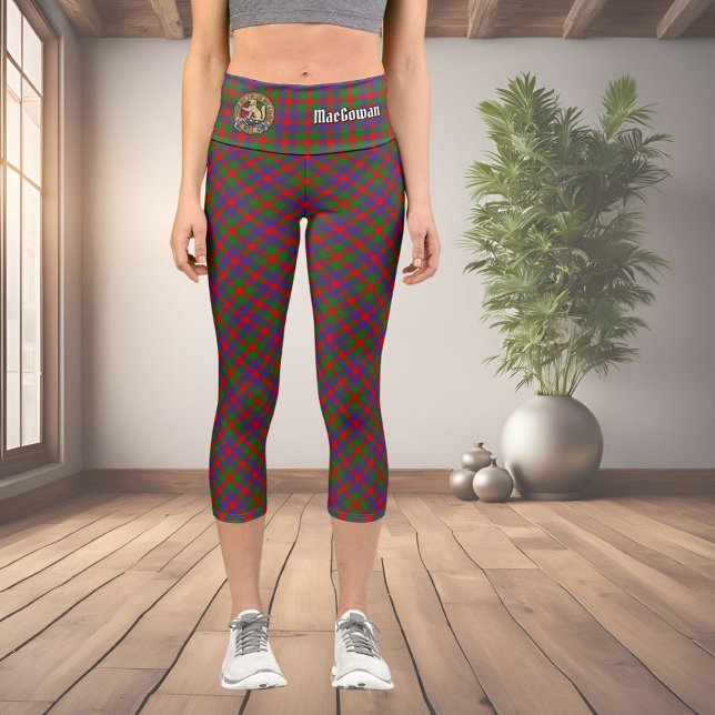 Leggings Capri Clan MacGowan Tartan (Subido por el creador)