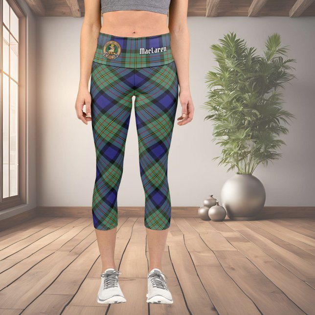 Leggings Capri Clan MacLaren Tartan (Subido por el creador)