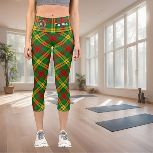 Leggings Capri Clan MacMillan Tartan