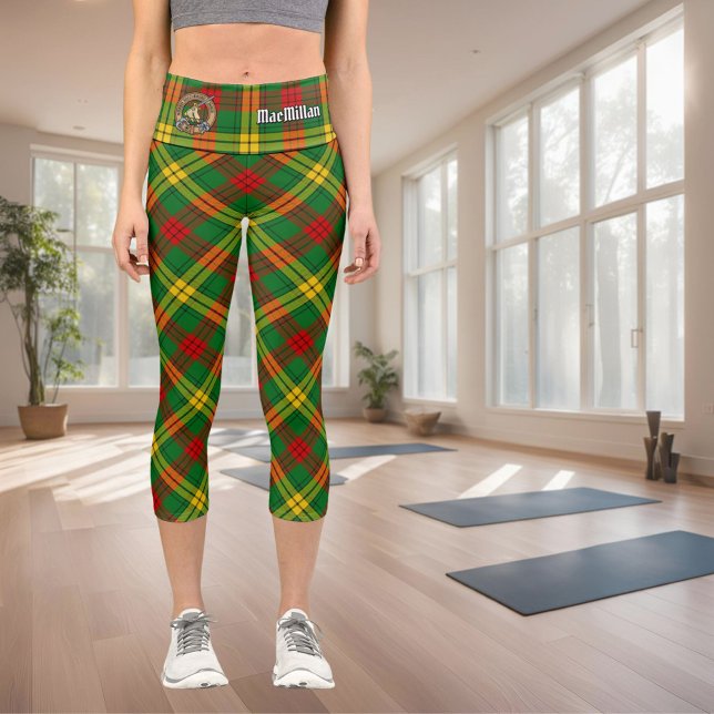 Leggings Capri Clan MacMillan Tartan (Subido por el creador)
