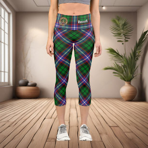 Leggings Capri Clan Russell Cresta sobre Tartán