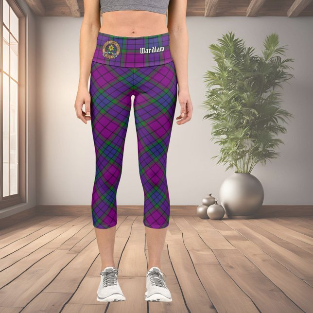 Leggings Capri Clan Wardlaw Escudo sobre Tartán (Subido por el creador)