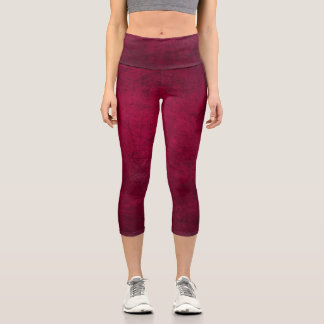 Leggings Capri Claret Color Plano Sólido