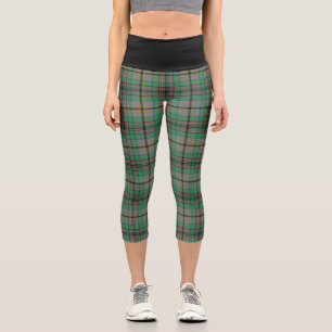 Leggings Capri Clásico Tartán de Cuadros Clan Craig