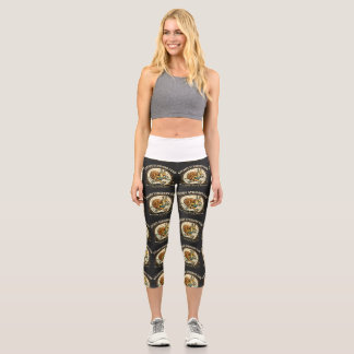 Leggings Capri Club de Trotadores Estables Caracol Divertido Corr