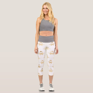 Leggings Capri Coches Dorados Cenicienta Princesa Real Magia