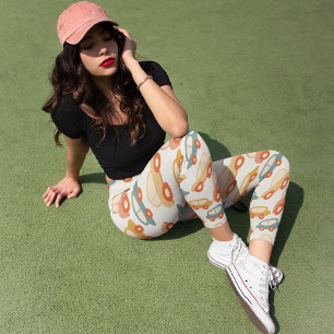Leggings Capri Coches Retro para Niños