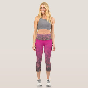 Leggings Capri Colapso de Pétalo