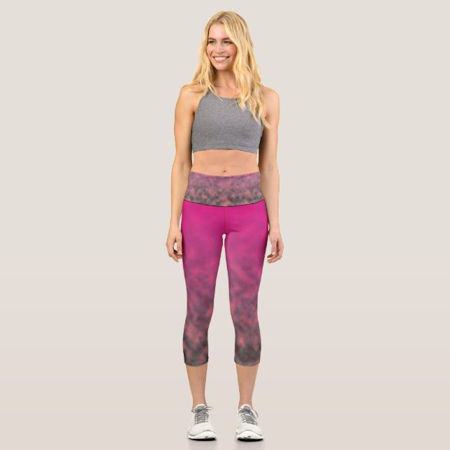 Leggings Capri Colapso de Pétalo (Anverso)