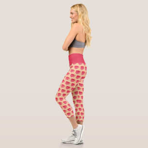 Leggings Capri Colecciones rosadas