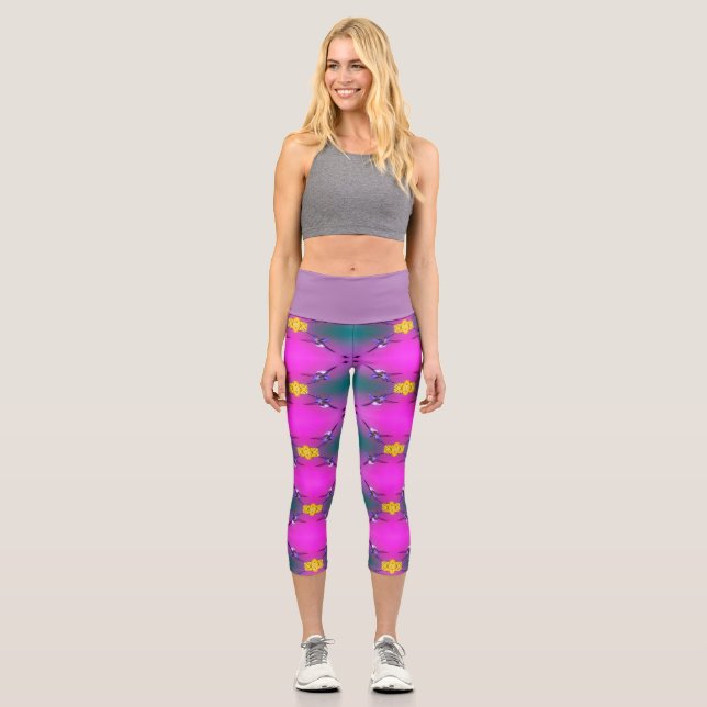 Leggings Capri Colibrí (Anverso)