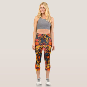 Leggings Capri Collage de piedras preciosas1