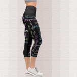 Leggings Capri COLOR inspirador DE ELECCIÓN MOTIVADA Capri<br><div class="desc">ELIJA SU COLOR DE FONDO Inspirador y motivador diseño/leggings capri de yoga! Borde a borde impreso, con dichos que se pueden personalizar en gris y amarillo pastel, azul, verde y morado. Los dichos incluyen "Disfrutar la vida", "creer", "relajarse", "Ser feliz", "reflexionar", "Perseverar" y más - ¡y puedes personalizarlos fácilmente! Todos...</div>