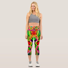 Leggings Capri Colores abstractos