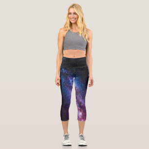 Leggings Capri Colores brillantes de estilo lechoso