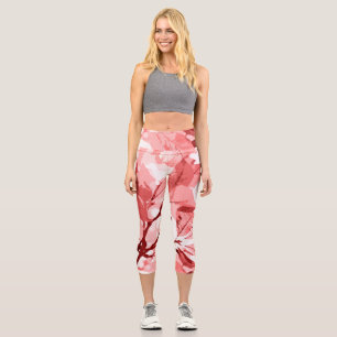 Leggings Capri Colores otoñales, hojas 3