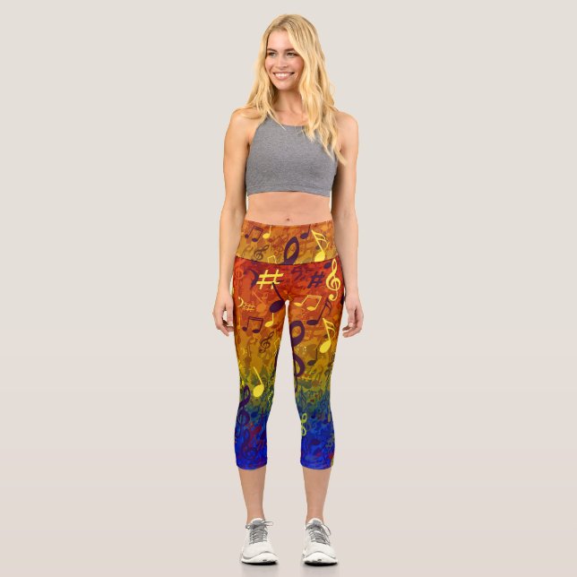 Leggings Capri Colorida cadencia (Anverso)