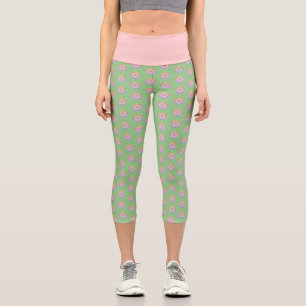 Leggings Capri Colorido Dot Mandala