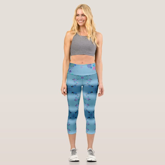 Leggings Capri Coloridos puntos (Anverso)