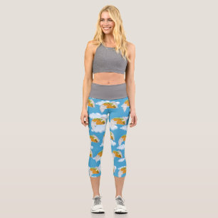 Leggings Capri Comida Mexicana Divertida Amante De Tacos Humor De