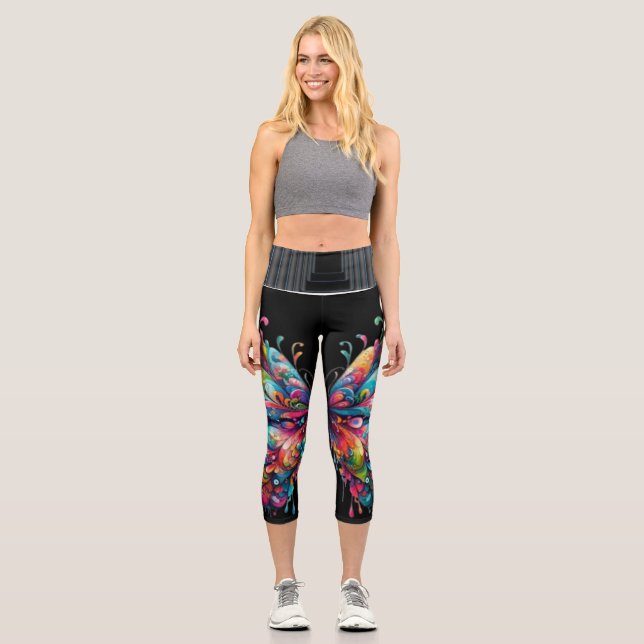 Leggings Capri Comodidad y estilo excepcionales (Anverso)